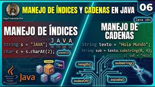6. Manejo de índices y Manejo de cadenas en Java 0_o