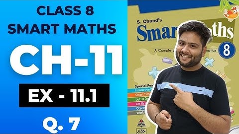 Smart Maths Class 8, Chapter - 11 || Exercise 11.1 || Mensuration
