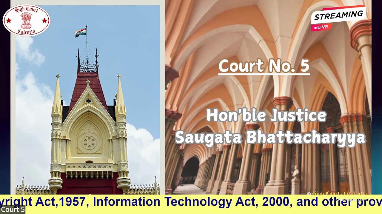 13 August 2026 | Court No. 5 | Live Streaming of the Court proceedings.