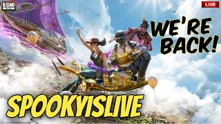 SKYHIGH EVENT IS BACK | NON GYRO🔥 | IPAD GAMPLAY | H | BGMI LIVE WITH 👻SPOOKYISLIVE