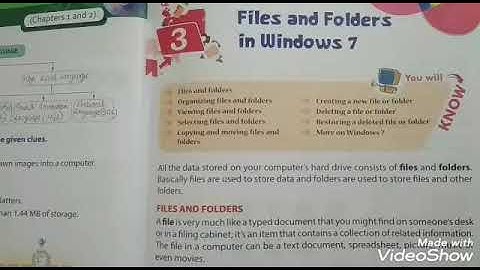 Class 5th|Chapter 3: Files & Folders In Windows 7 (Part 2)
