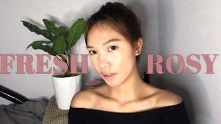 FRESH ROSY MAKEUP LOOK | Shalyn Hallel