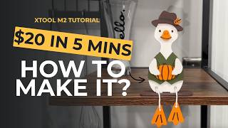The Easiest $20 Craft | xTool M2 1-MIN Tutorial