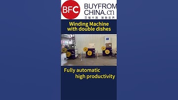 Fully Automatic Plastic Winding Machine#plastic #windingmachine #winding #extruder #bfc