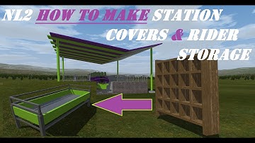 No Limits 2- How to make Station Covers & Rider Storage!