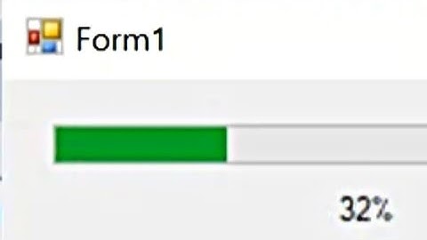 How to load a progress bar in c#