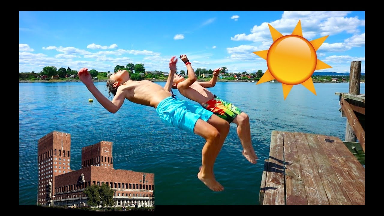 BADER I OSLOFJORDEN! (HYTTETUR)