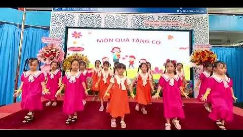 Múa 20/11: Món quà tặng cô - tập thể bé lớp 1 trường TH Nguyễn Trường Tộ 2024-2025