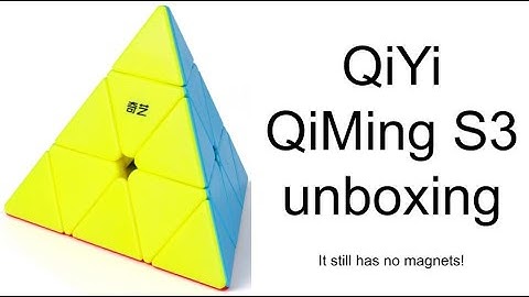 QiYi QiMing S3 Pyraminx unboxing