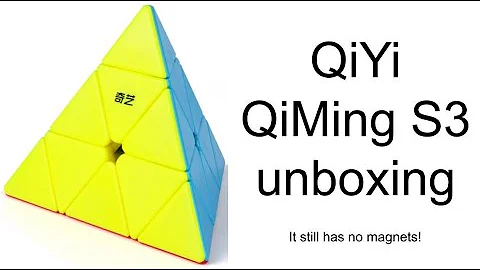 QiYi QiMing S3 Pyraminx unboxing