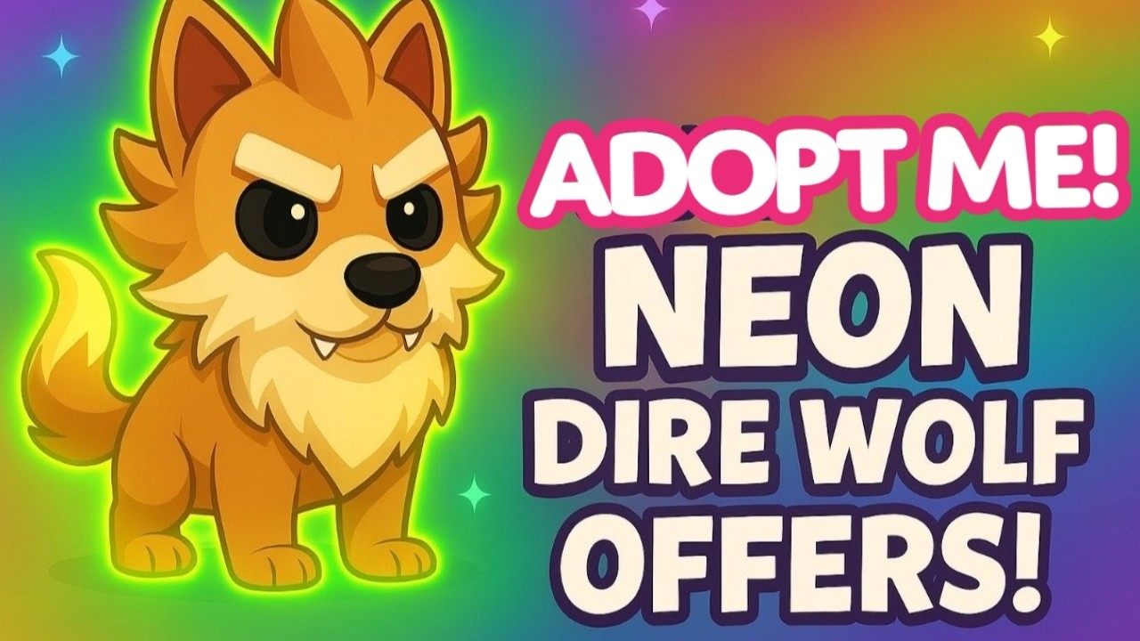 Предложения по обмену неоновыми лютоволками в игре Adopt Me!