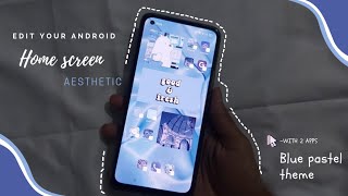 #aesthetic #android #customization customizing my home screen aesthetic :with 2 apps screenshot 4