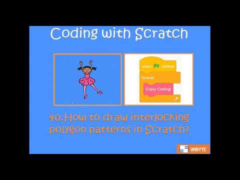 40. How to draw interlocking polygon patterns in Scratch?