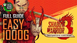 Shadow Warrior 3 | All Achievements, Collectibles & Challenges Guide - [Xbox Game Pass] - Easy 1000G