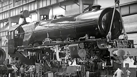 No. 6207, A Study in Steel - Princess Royal Class - vintage LMS film - 1951