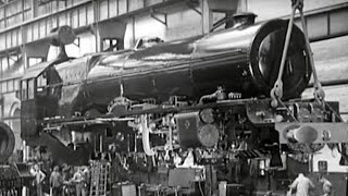 No. 6207, A Study in Steel  Princess Royal Class  vintage LMS film  1951