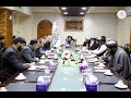 Mullah abdul ghani baradar akhund met with the iranian delegation led by hassan kazemi qomi