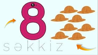 Rəqəmləri Öyrənirik 1-Dən 10-A Qədər Sayları Öyrənək Uşaqlar Üçün Rəqəmləri Öyrənmək