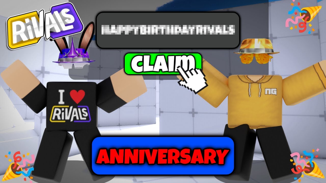 Happy Rivals Day Happy Birthday RIVALS! | Roblox Rivals Birthday Update - YouTube