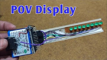 How to make POV Display using Arduino Nano | Imtiaztech