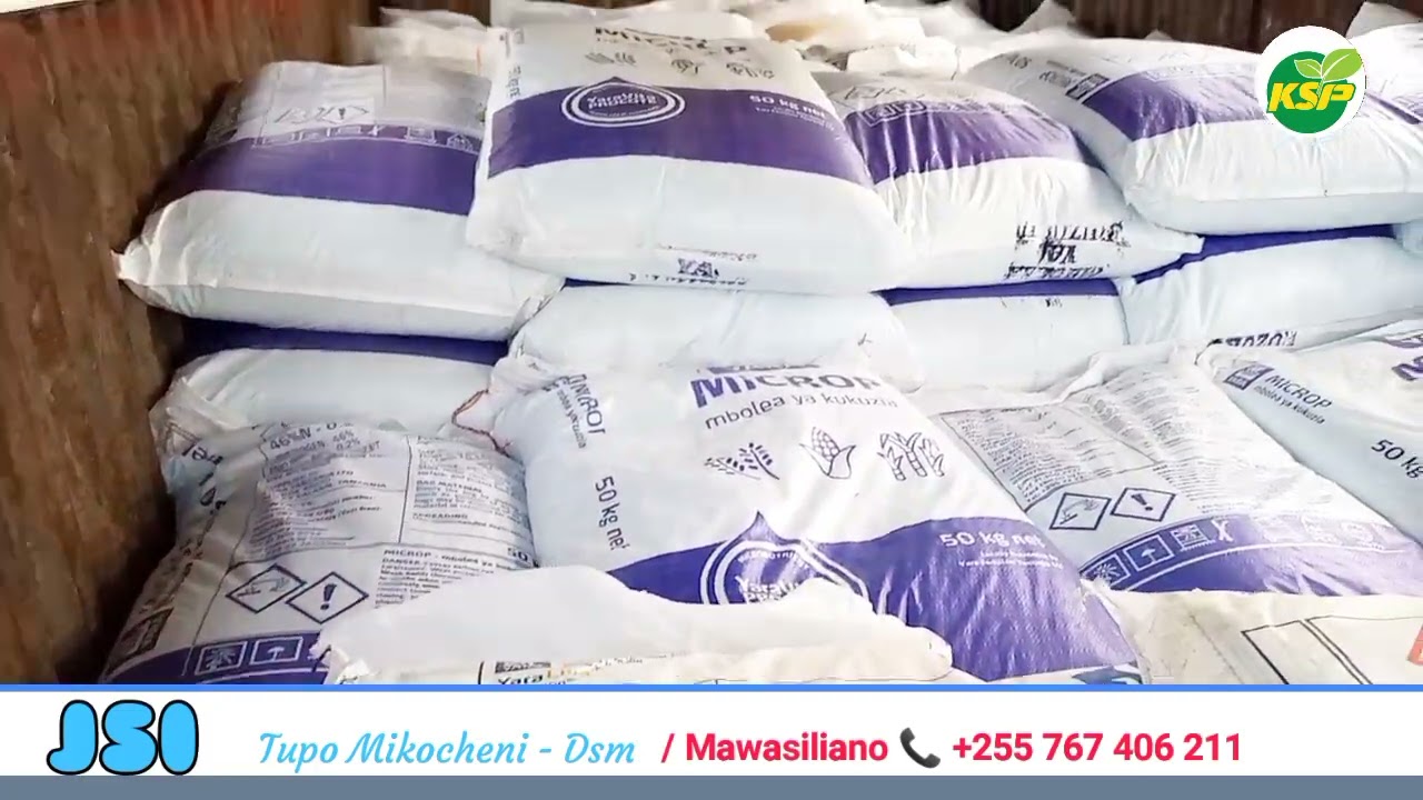 MBOLEA YA KUPANDIA/KUKUZIA NA KUBEBESHEA ZOTE ZINAPATIKANA #MBOLEA NI #YARA