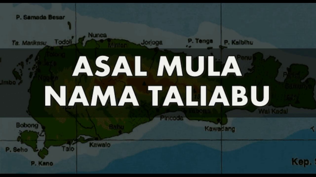 Asal usul nama Taliabu-asal mula nama Taliabu