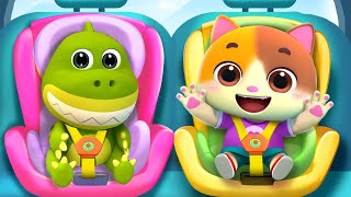 Buckle Up Song 🚘💺  |  Car Safety Song | Nursery Rhymes & Kids Songs | Mimi and Daddy