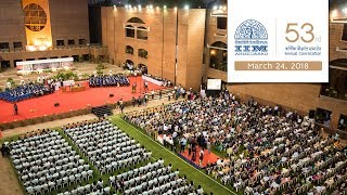 Live Telecast of 53rd Annual Convocation of IIM Ahmedabad