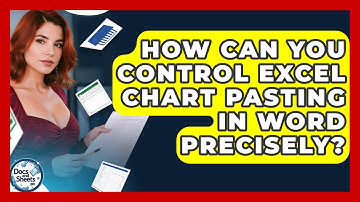 How Can You Control Excel Chart Pasting In Word Precisely? - Docs and Sheets Pro