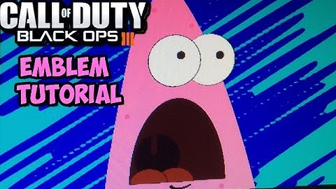 Black Ops 3 - Surprised Patrick Emblem Tutorial