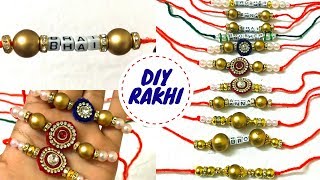 EASY DIY Rakhi Ideas | How to make Rakhi at home 2018