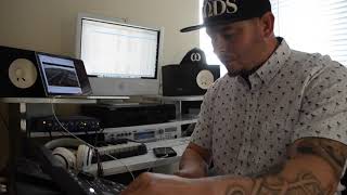 J STEEZ " MAKING BEAT" LIVE