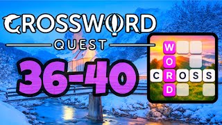 CROSSWORD QUEST level 36 37 38 39 40 screenshot 5