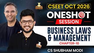 CSEET / CS Foundation Oct 2026 | One Shot Session | Business Laws & Management | Chap 10 News