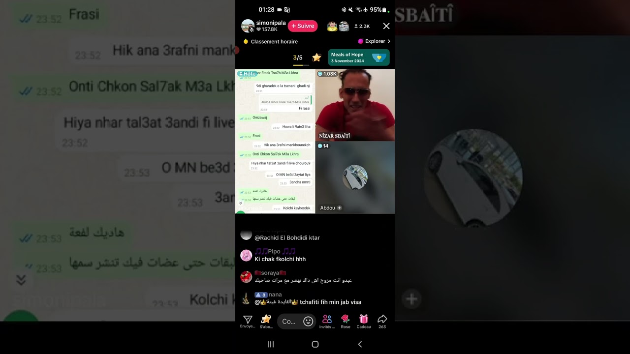 نزار سبيتي مع القايدة غيثة كيفرشو كولشي #تيك_توك #live #ترند #المغرب #ضحك