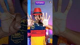 Rubber Band And Safety pin Magic Tricks 🪄🎩 #short #viral #magic #ytshorts #jadu #tutorial #trending