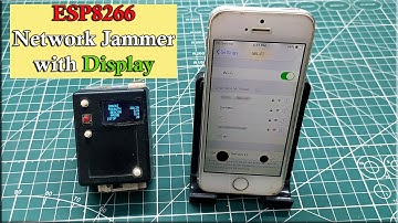 How To Make Network Jammer at Home | ESP8266 Wifi Jammer with Display, Esp8266 Nodemcu Wifi Deauther