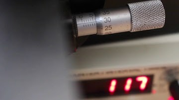 Single photon interference experiment: Lamp intensity knob at half maximum