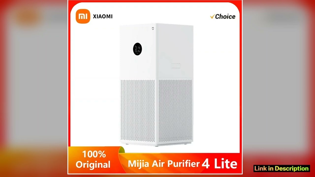 XIAOMI MIJIA Smart Air Purifier 4 Lite Deodorization Remove Formaldehyde Bacteria Odor PM25 APP