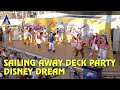 Sailing Away Deck Party aboard the Disney Dream - Disney Cruise Line