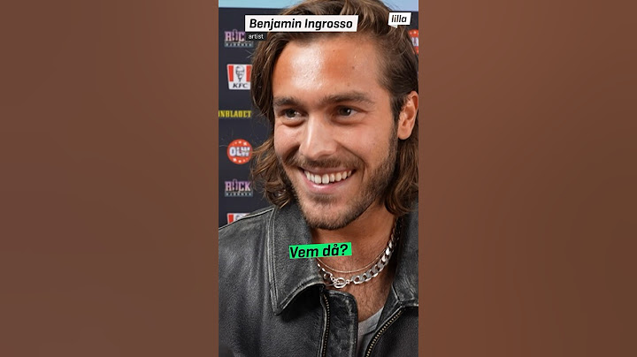 Vem är Benjamin Ingrossos kändiscrush?