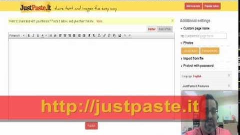 TECH TIDBITS: JustPaste it
