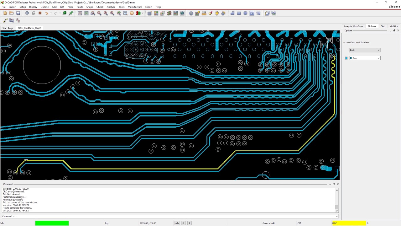 Dynamic Differential Pair Routing OrCAD PCB Designer YouTube