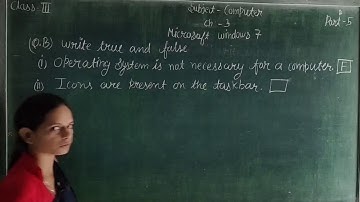 Computer ch-3 Microsoft windows 7 part-5 Class-3