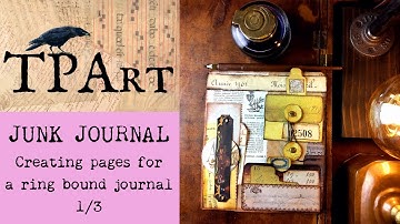 Junk journal - Ring bound journal pages - 1/3