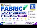 Microsoft Fabric Data Engineering - Session -4 - Data stack skills