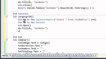 Visual Basic 2010 -11- Programas sin capas   Guardar, Eliminar, Editar, Nuevo y Mostrar   Parte 3