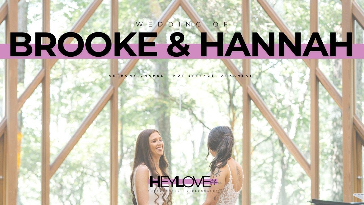 Brooke and Hannah: Queer Highlight Wedding Film at Anthony Chapel, Hot Springs, Arkansas