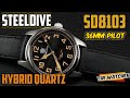 Steeldive SD8103 ⌚ 36mm Hybrid Quartz VH31 | Watch Review | The Watcher