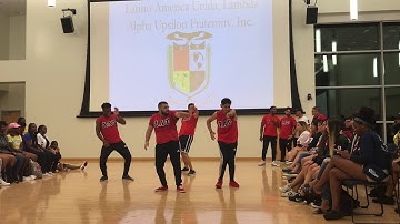Lambda Alpha Upsilon, Xi Chapter Meet The Greeks 2018